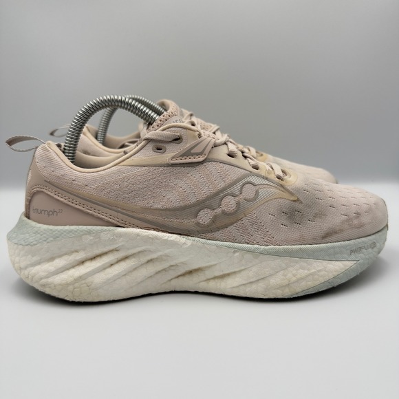 Saucony Shoes - Saucony Triumph 22 Women Size 7.5 Running Shoes PWRRUNPB Cushion Pink Neutral